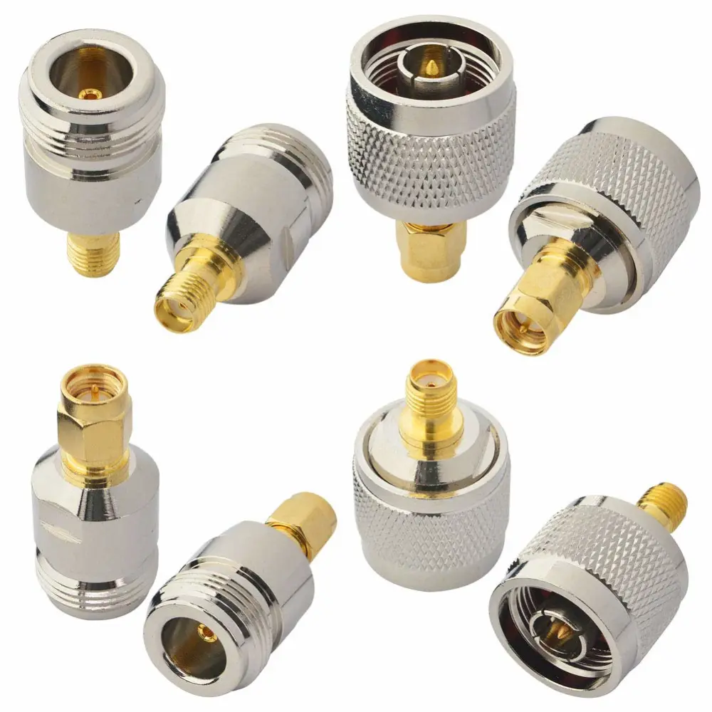 onelinkmore Adapter Kit 4 Type SMA to N, RF Connectors 8 Pieces, Wi-Fi Adapter SDR Compatible