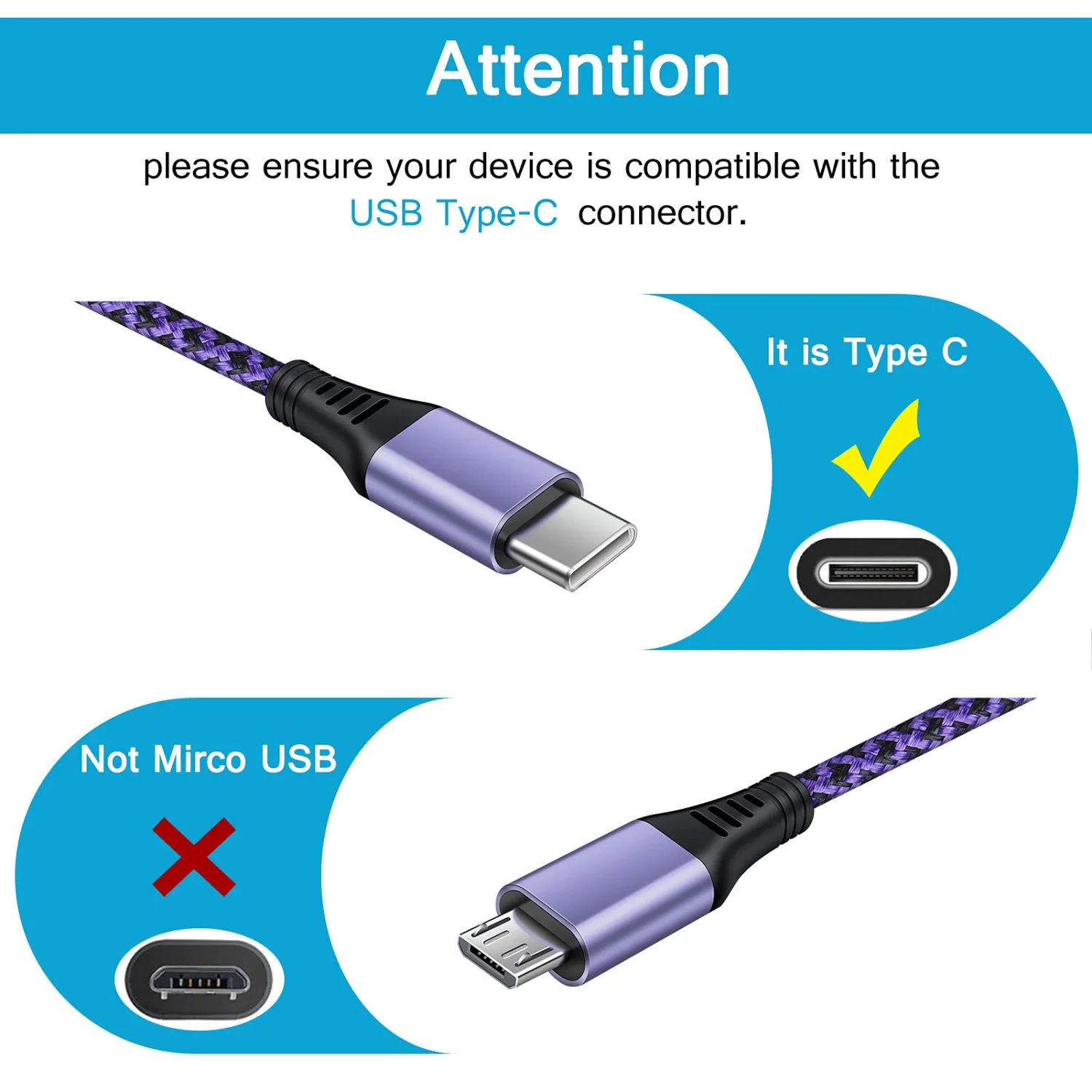 USB Type C Cable,USB A to USB C Cable 3 ft Android Phone Fast Charging Cord for Moto G Stylus/Play/Power,Samsung Galaxy S25/S25 Plus/S25 Ultra/S24 S23 S22 S21 S20,A14 Z Fold 5,Google Pixel 8 7a 7 6 5