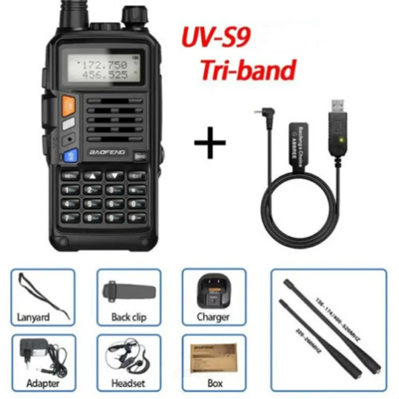 USB Charging Dual-stage Baofeng UV-S9 Walkie-talkie