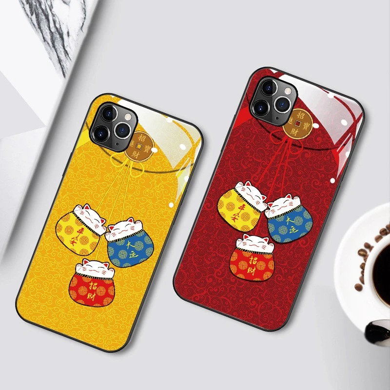 Incoming Call Flashing Light Mobile Phone Case With Seven Colors