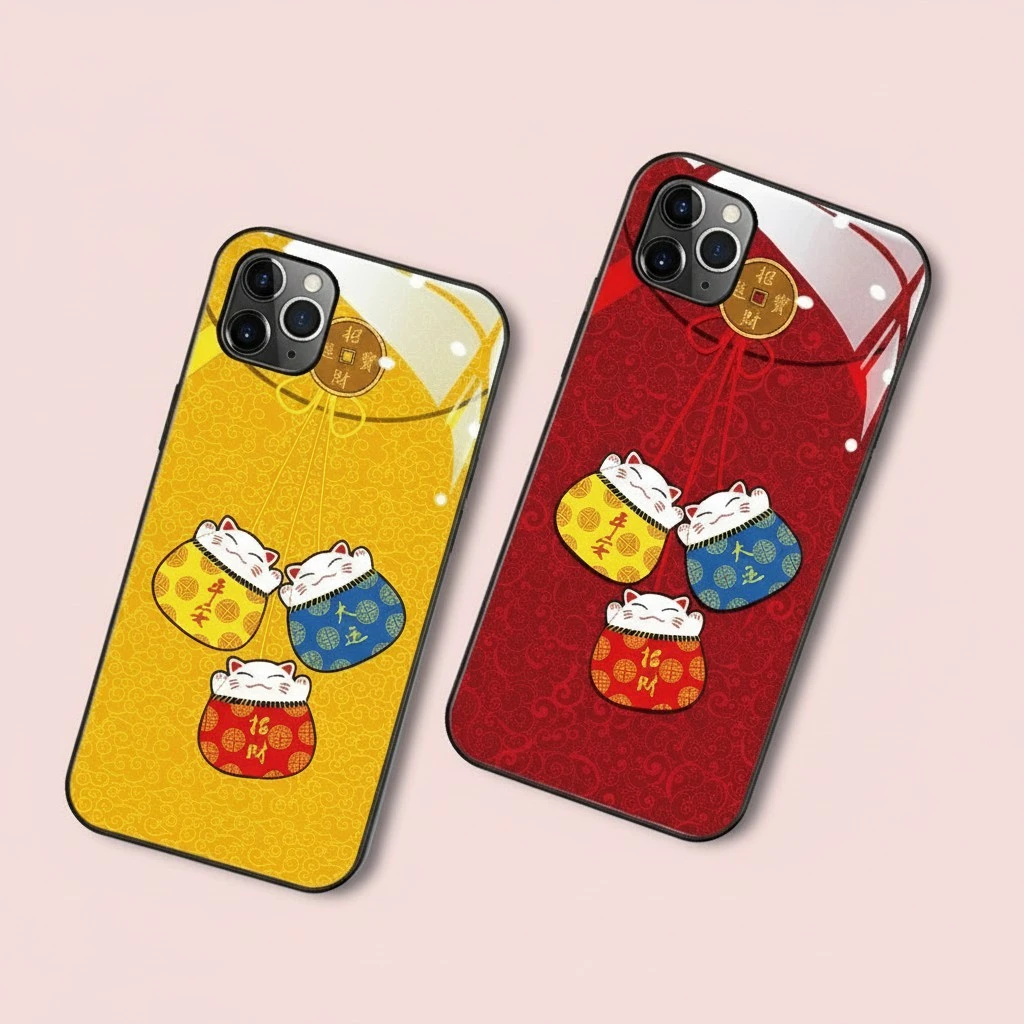 Incoming Call Flashing Light Mobile Phone Case With Seven Colors