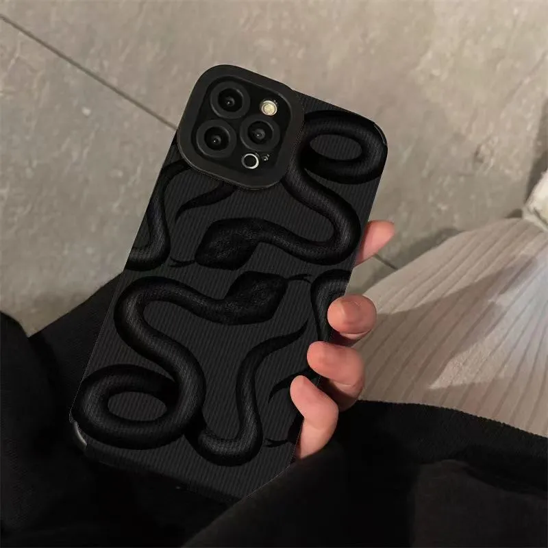 Dark Cartoon Phone Case Full Package Soft
