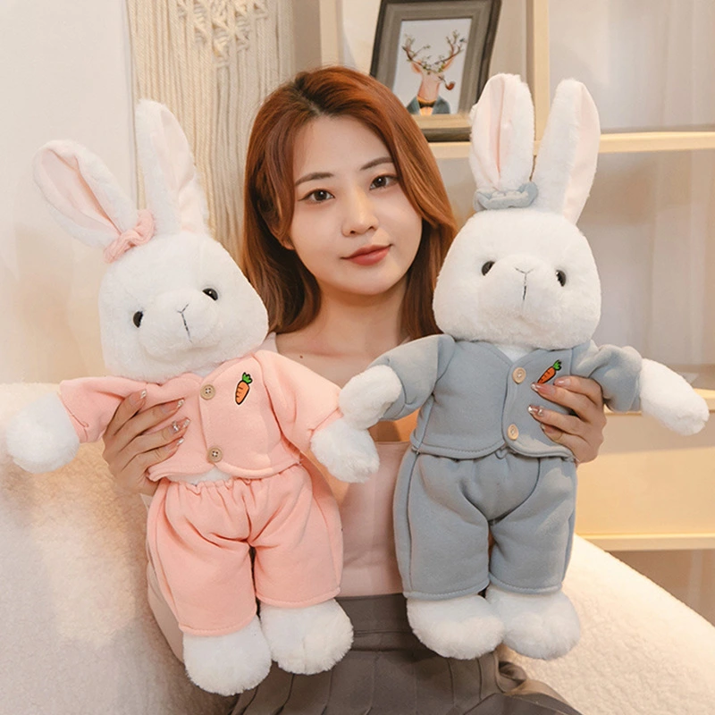 Cute Dressed Radish Rabbit Doll Plush Toy