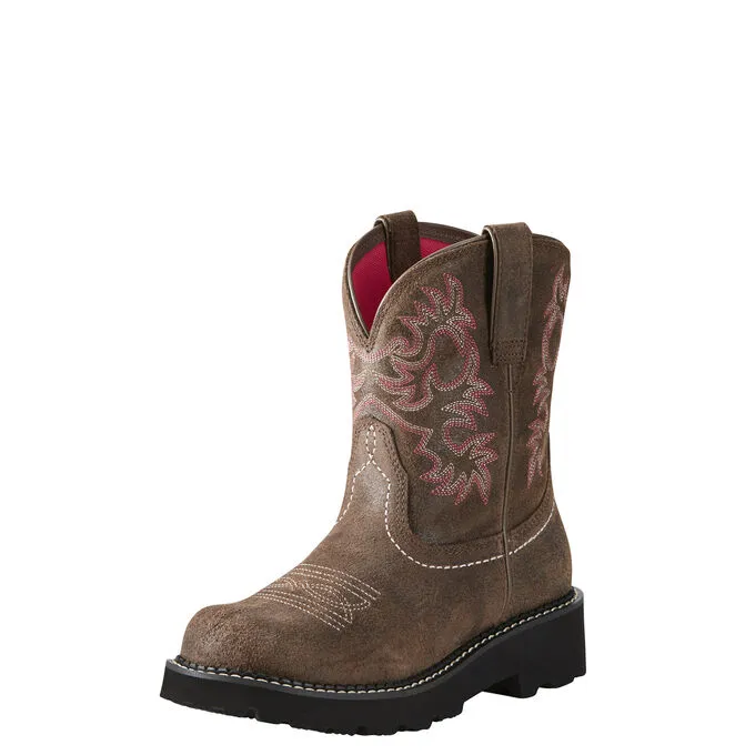 Women's Autumn and Winter Fashion Embroidery Low-top Short Boots Cute Round Head Boots Cowboy Boots Western Boots