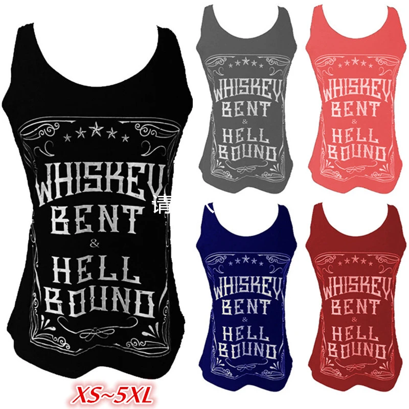 New Gothic Style Printed Women Summer Sleeveless Tanks Tops Plus Size Punk Steam Vests Tops Camisoles