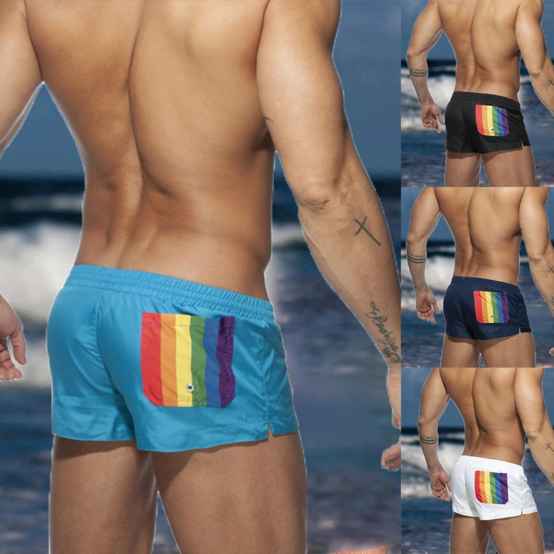 Men's Rainbow Swim Short 2020 Summer Beach Swimming Shorts