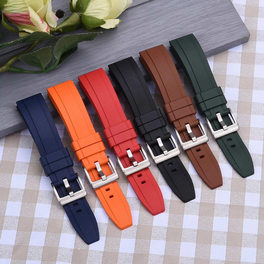 Fashion Simple Solid Color Rubber Quick Release Strap