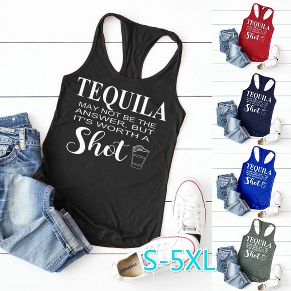 2020 Summer New Women Fashion Letter Print Sleeveless Racerback Shirts Casual Tank Top Cotton Cami Women Blouse Plus Size S-5XL