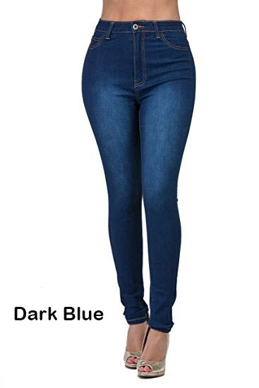 High Waisted Ladies Stretch Skinny Women Denim Jeans Pants