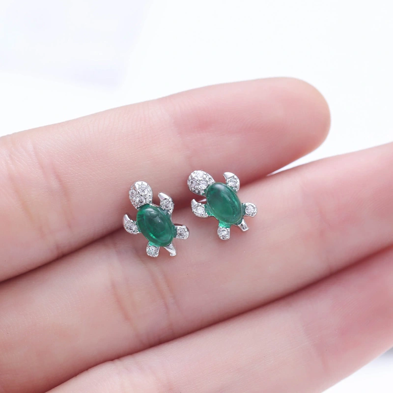 Personality Cute Tortoise Ear Studs Korean Fashion