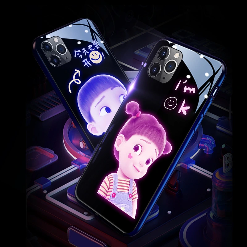 Creative Printing Colored Light Phone Case