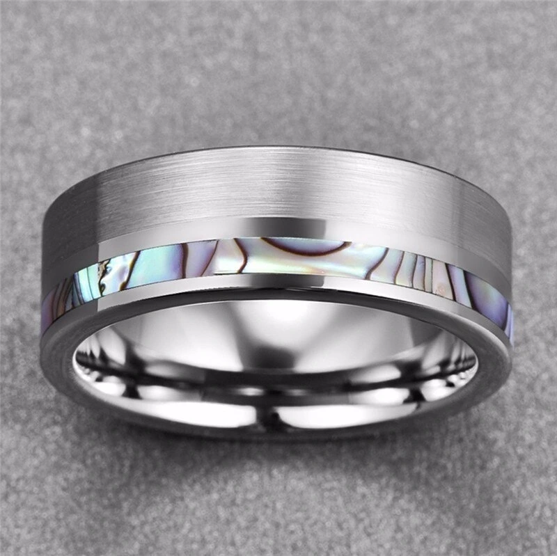 Simple Shell Pattern Men's And Women's Ring