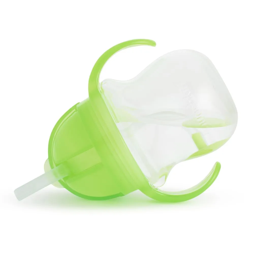 Munchkin® Any Angle™ Weighted Straw Trainer Cup with Click Lock™ Lid, 7 Ounce, Green