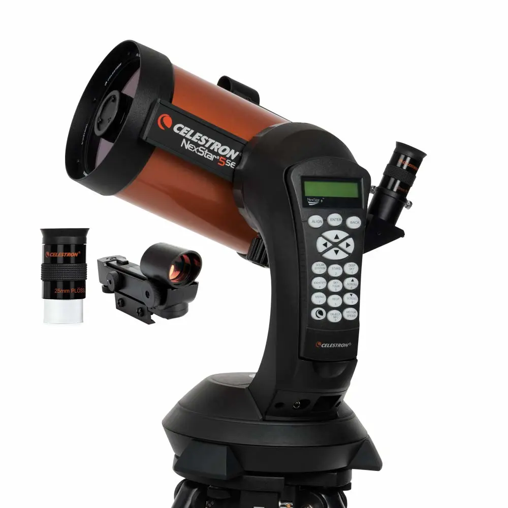 Celestron - NexStar 5SE Telescope - Computerized Telescope for Beginners and Advanced Users - Fully-Automated GoTo Mount - SkyAlign Technology - 40,000+ Celestial Objects - 5-Inch Primary Mirror