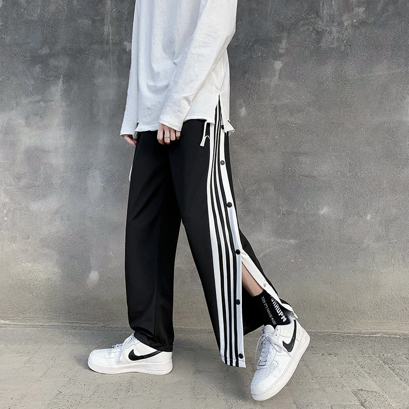 Button-up Men's Trendy Basketball Sports Pants