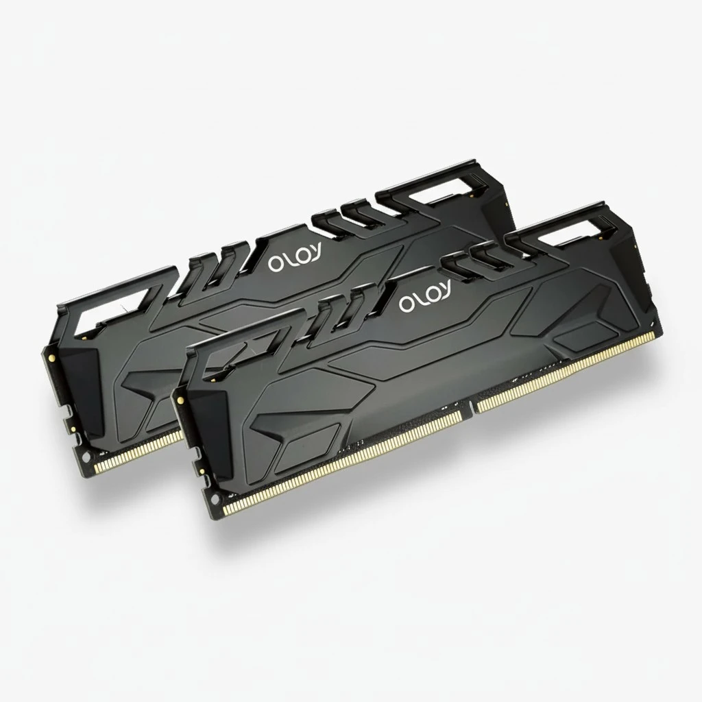 OLOy Memory DDR4 RAM 64GB (2x32GB) 3200 MHz CL16 1.35V 288-Pin Desktop Gaming UDIMM (MD4U323216DJDA)