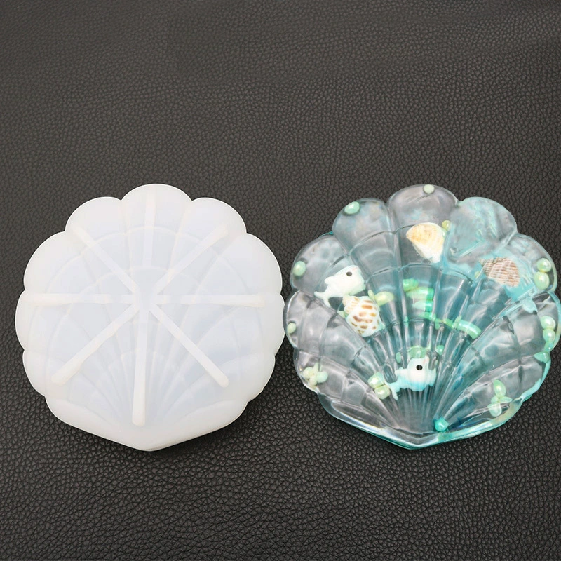 Crystal Epoxy Scallop Shape Resin Silicone Mould