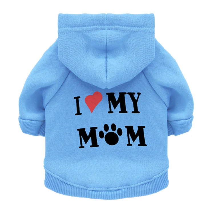 Dog Clothes Fleece Printed Mummy Pet Sweater