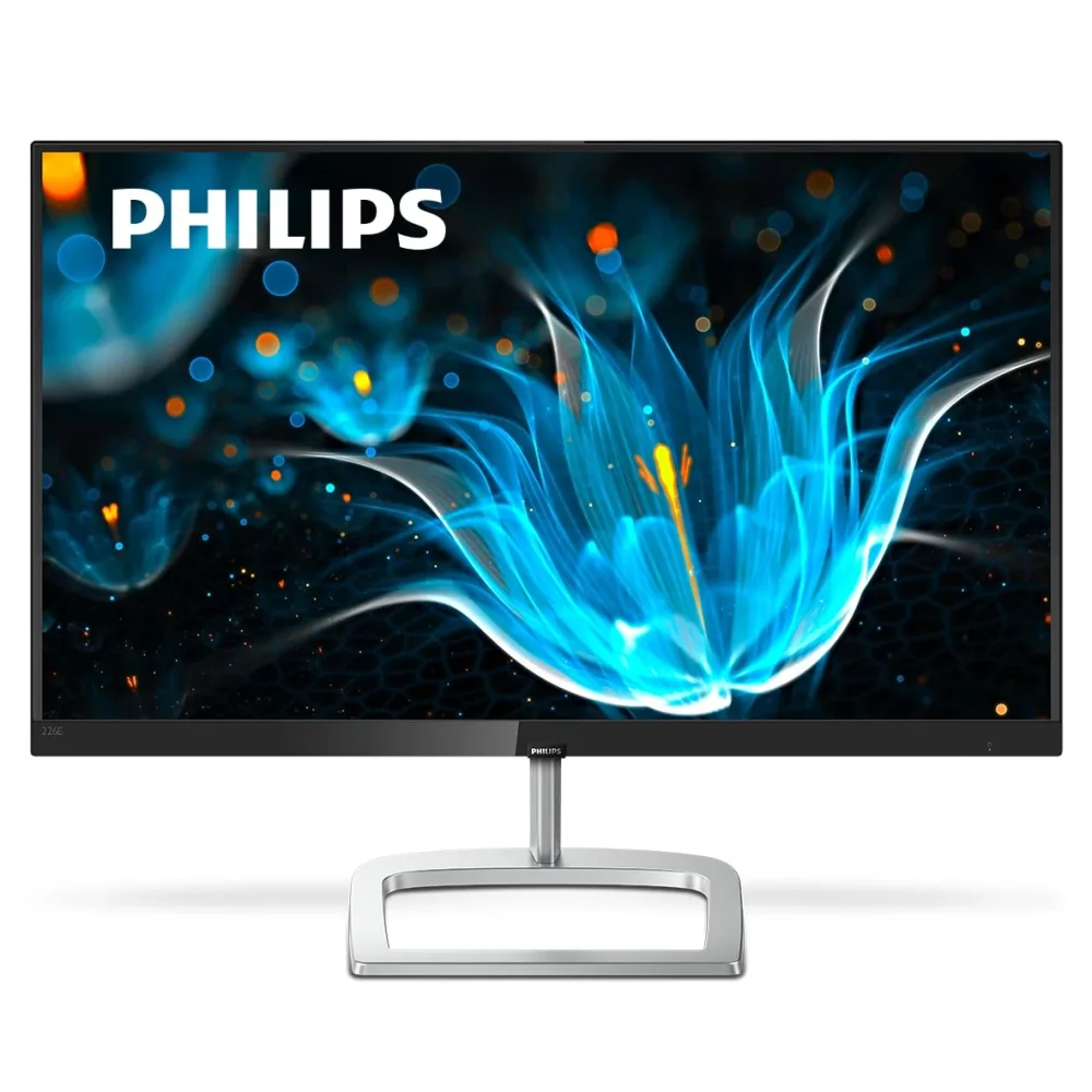 PHILIPS 226E9QDSB 22" Frameless Monitor, Full HD IPS, FreeSync 75Hz, VESA, 4Yr Advance Replacement Warranty