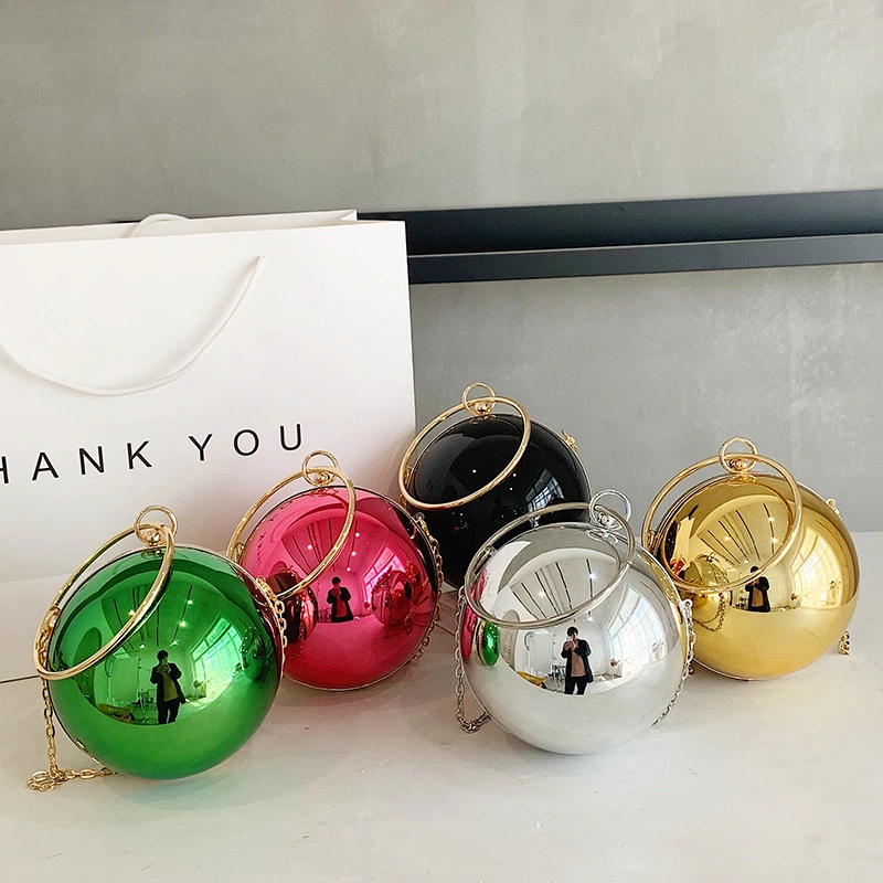 Women's Acrylic Small Round Bag