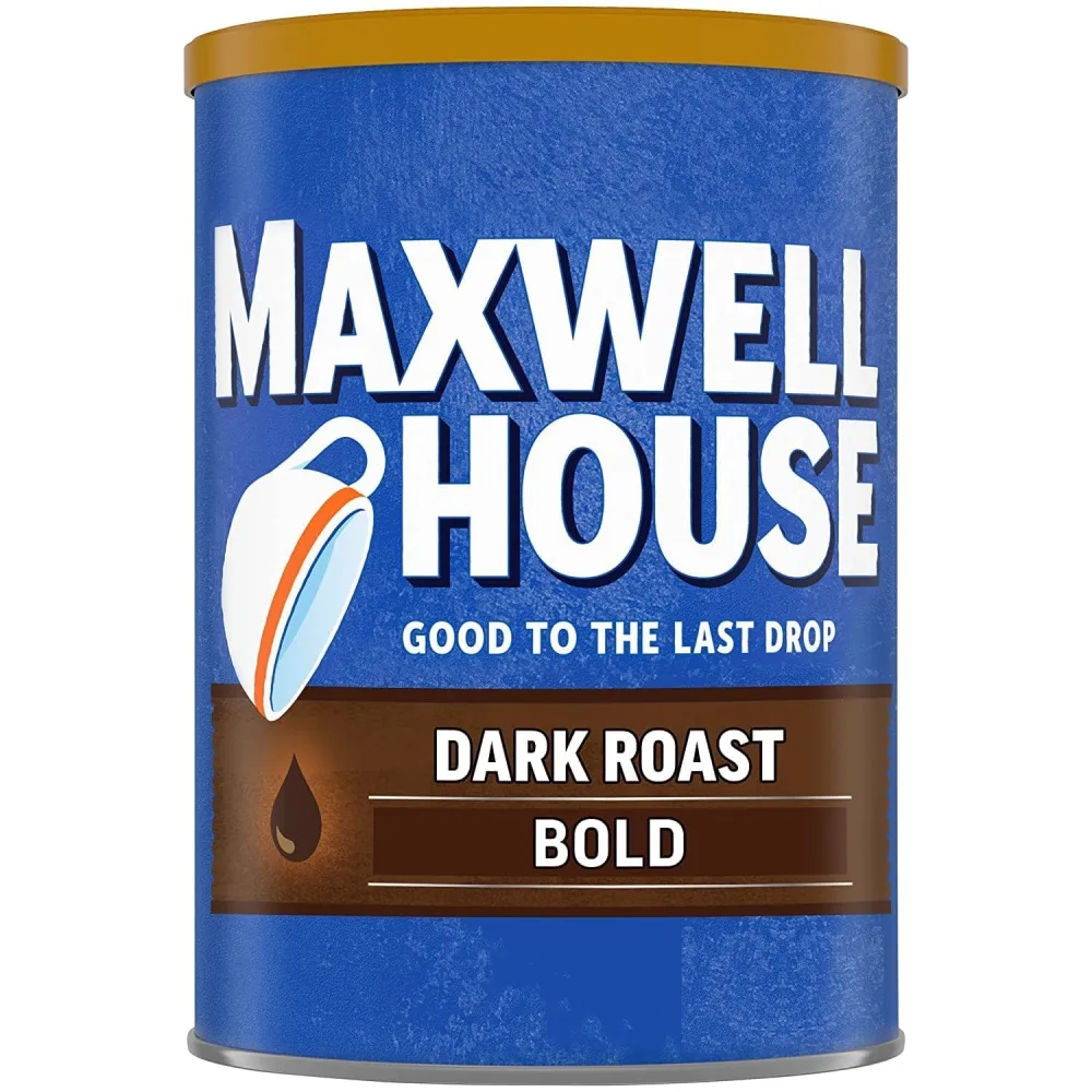 Maxwell House Dark Roast Ground Coffee (10.5 oz Canister)