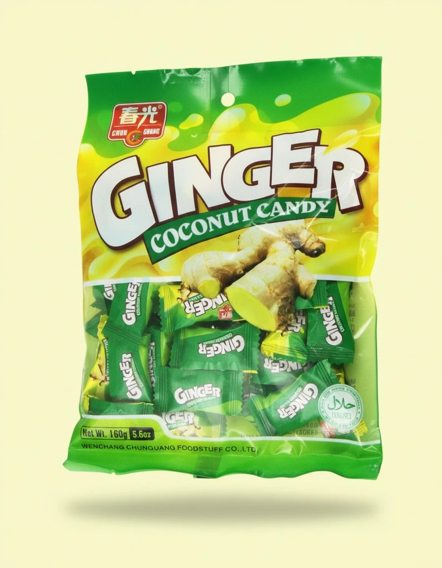 Chun Guang Ginger Coconut Candy, 5.6 Ounce