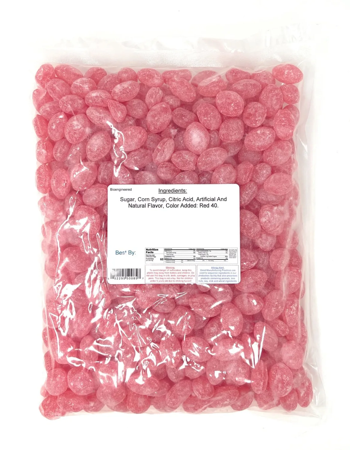 Wild Cherry, Old TIme Sanded Hard Candy, 4 Pounds