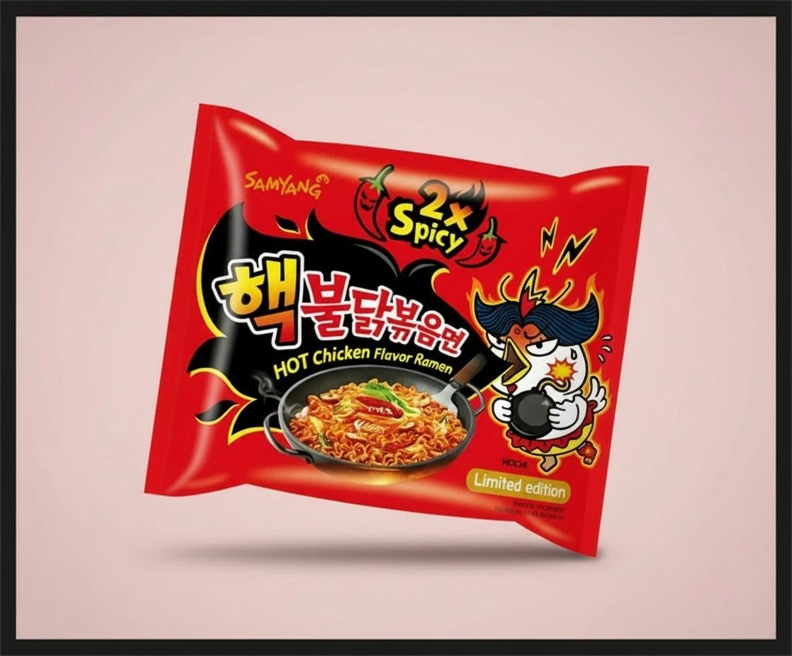 Samyang 2X Spicy Hot Chicken Flavor Ramen_KOREAN SPICY NOODLE (140g Each) (10 packs)