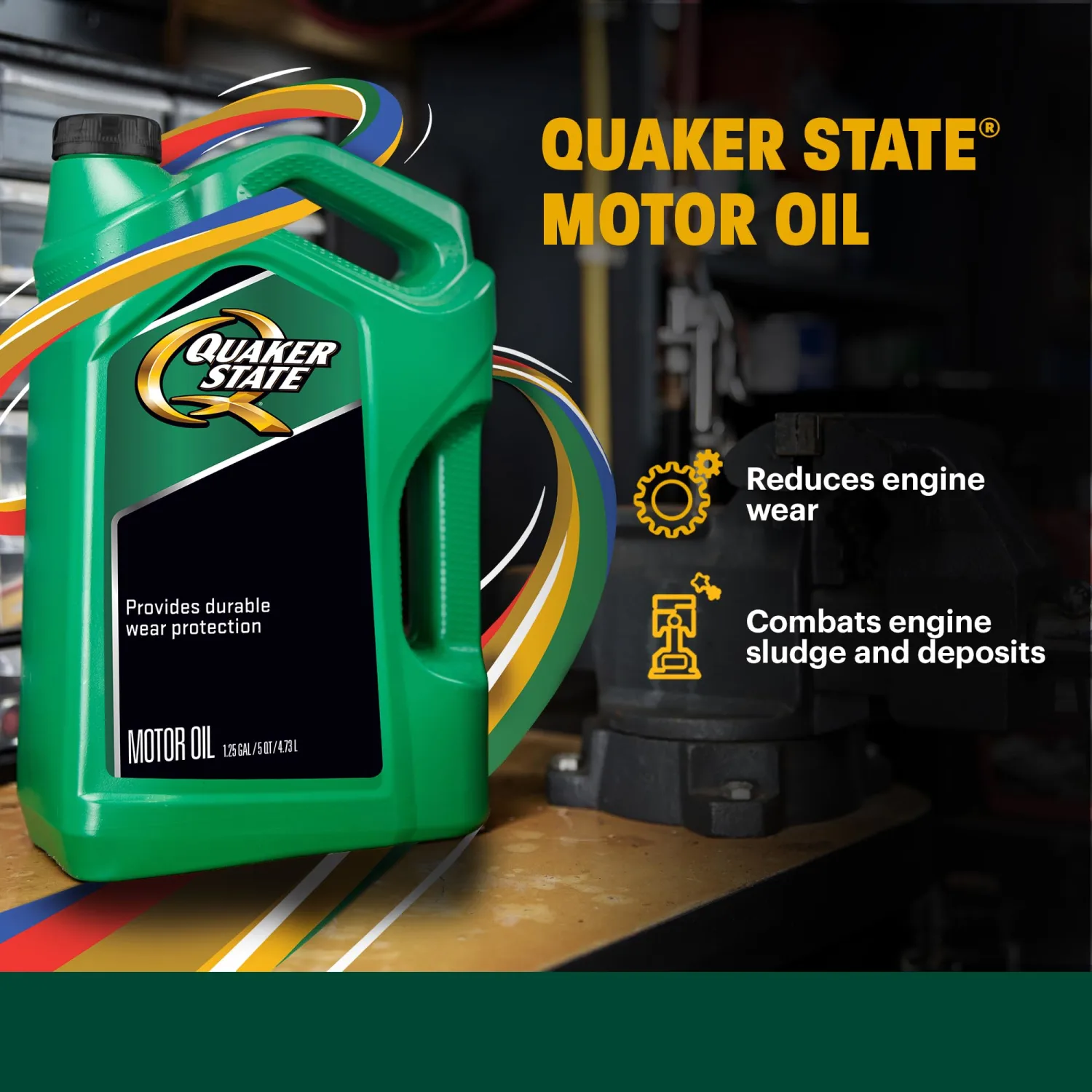 Quaker State Motor Oil, Conventional 10W-30 (1-Quart, Single Pack)