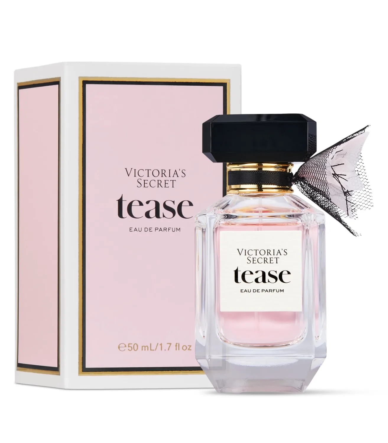Victoria's Secret Tease Eau de Parfum, Notes of White Gardenia, Anjou Pear & Black Vanilla, Perfumes for Women (1.7 oz)