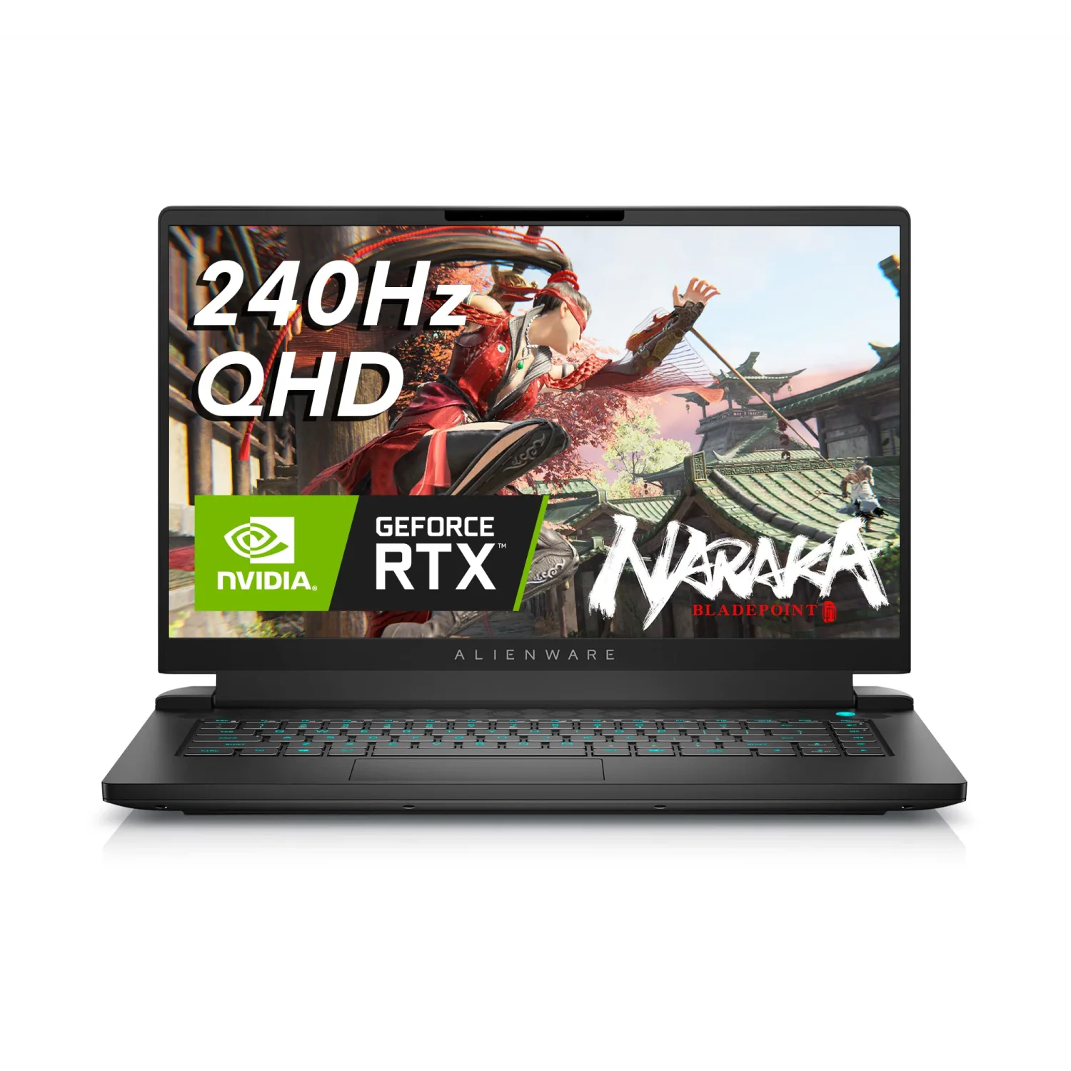Alienware m15 R7 Gaming Laptop - 15.6-inch 240Hz 2ms QHD, Intel Core i9-12900H, 32GB DDR5 RAM, 1TB SSD, NVIDIA Geforce RTX 3080 Graphics, Killer AX 1675i with Dell services, Windows 11 Home - Dark