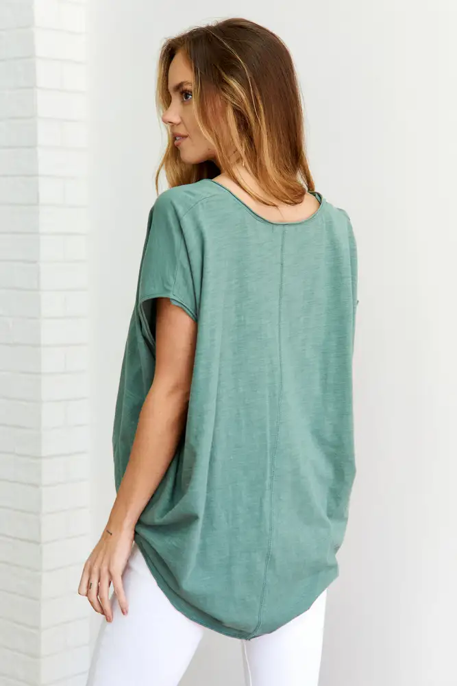 Women's Summer Tops Short Sleeve Oversized V Neck T Shirt Loose Casual Tunic Top