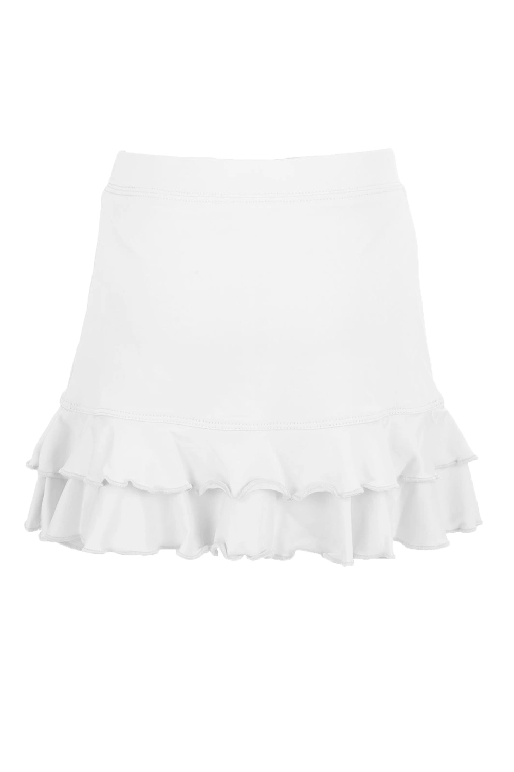 rrhss Girl's Active Skort High Waisted Tennis Skirt Solid Lightweight Running Sport Golf Skorts