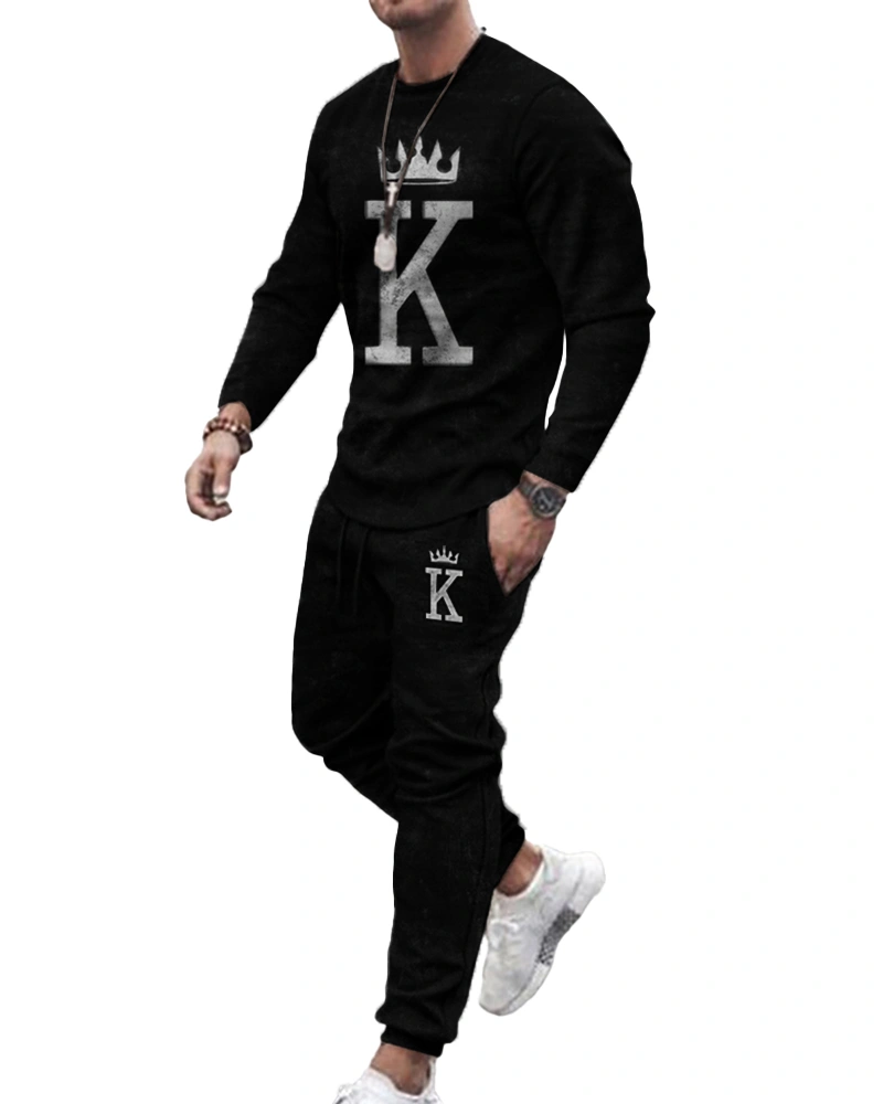 Mens Tracksuits Two Piece Athletic Sweatsuits Casual Solid Running Jogging Sport Sets