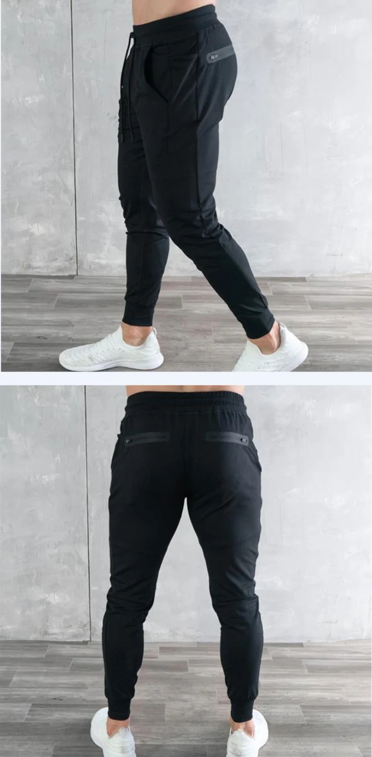 CCBSTS Joggers for Men Slim Fit Active Workout Gym Sweatpants with Phone Pocket