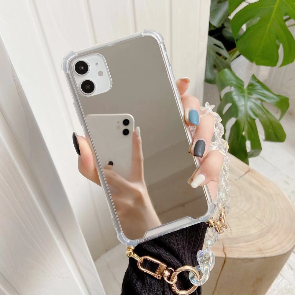 Electroplating Mirror Bracelet Phone Case Fashion