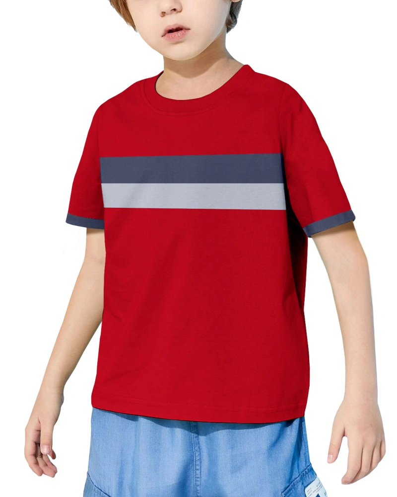 Boys Short Sleeve Tops Crewneck T Shirts Toddler Kids Casual Summer Tee