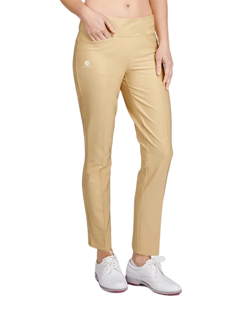 Aurgelmir Womens Golf Pants Lightweight Stretch Yoga Workout Pants Straight Leg Work Pants