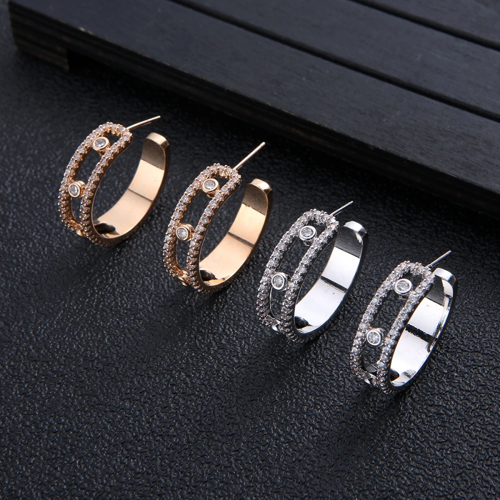 Fashion Atmosphere Temperament Large Circle Earrings