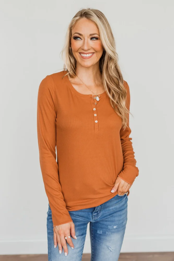 Maxwinee Damen Langarmshirt mit Kn枚pfe Gerippt Pullover Henley Shirt Herbst Oberteile Casual