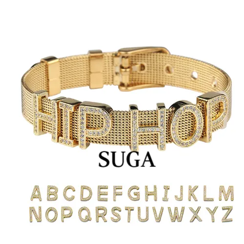 SUGA letter bracelet