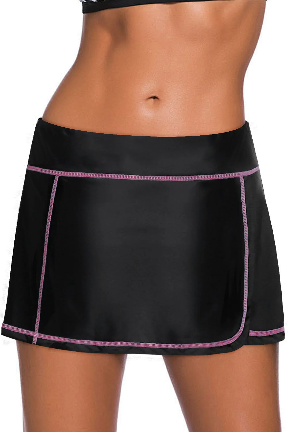 rrhss Womens Athletic Tennis Skirts Stitch Trim Lightweight Quick Dry Sports Skort