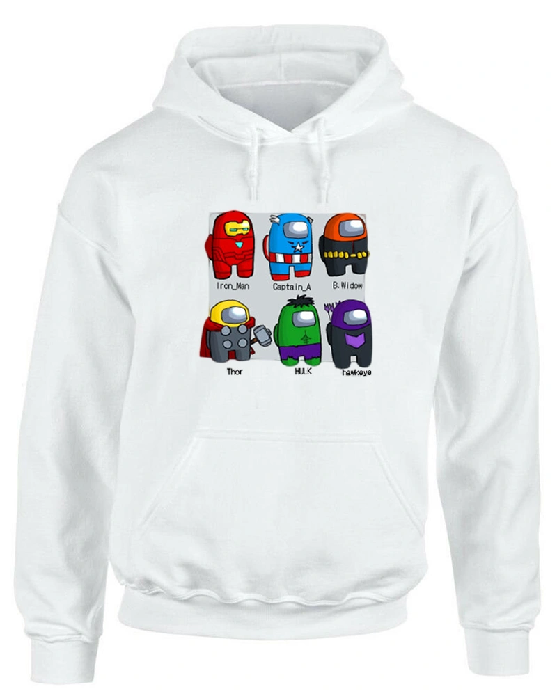 Unisex Kids Hoodie Sweatshirt Boys Girls Funny Printed Pullover Hoody Fashion Children Game Top