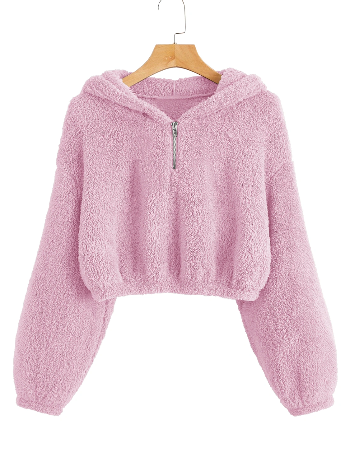 Beautife Girls' Fashion Hoodies Sweatshirts Zip Up Warm Shaggy Casual Loose Cute Outwear Coat 3-14 Years