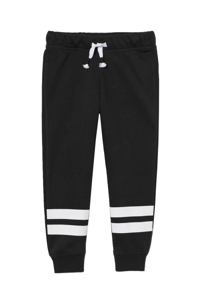 Batermoon Girl's Striped Sweatpants Elastic Waist Casual Joggers Kids Active Athletic Pants