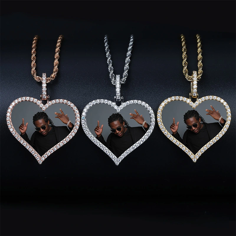 Photos Custom Love Shapes Pendant Necklace