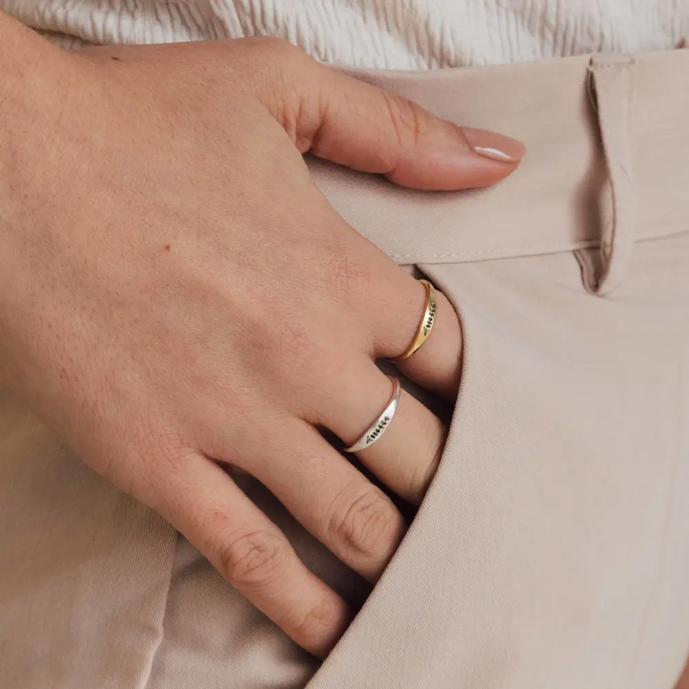 Fashion Artsy Retro Flower Ring