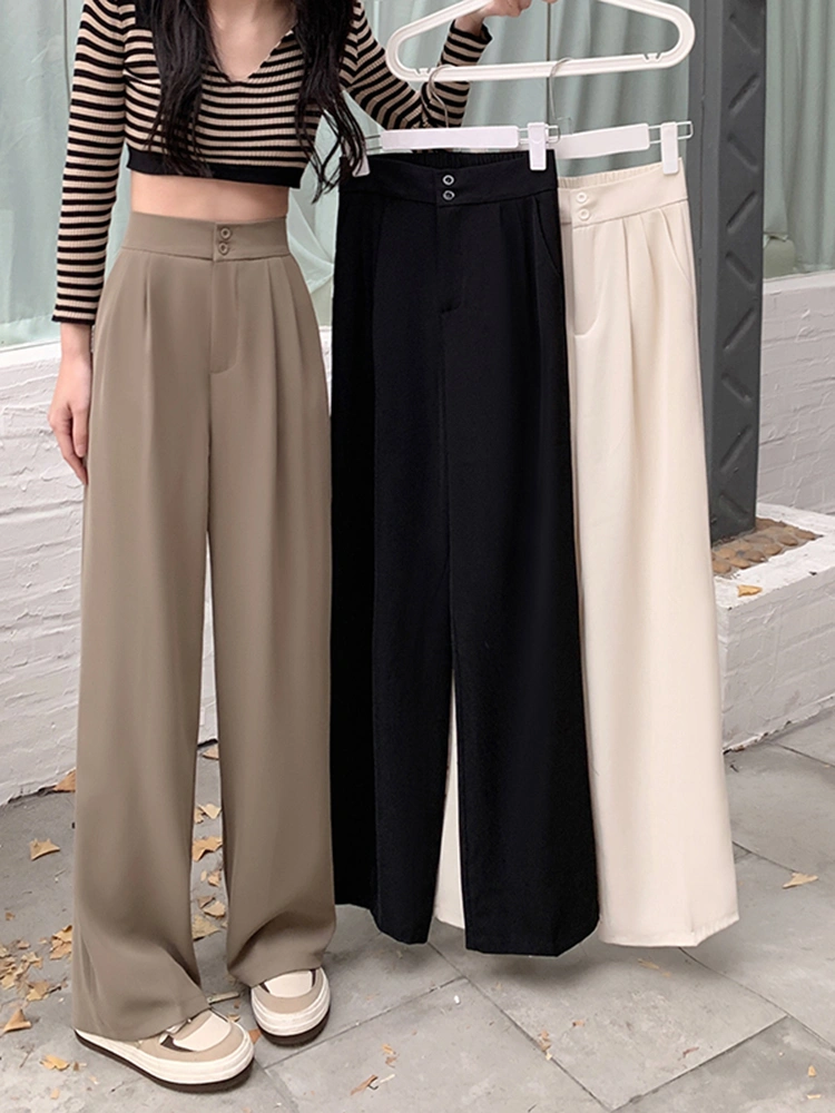 Women's High Waist Drape Small Suit Casual Pants