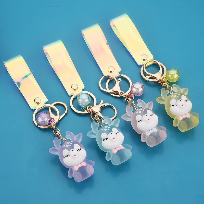 Scrub Sika Deer Key Chain