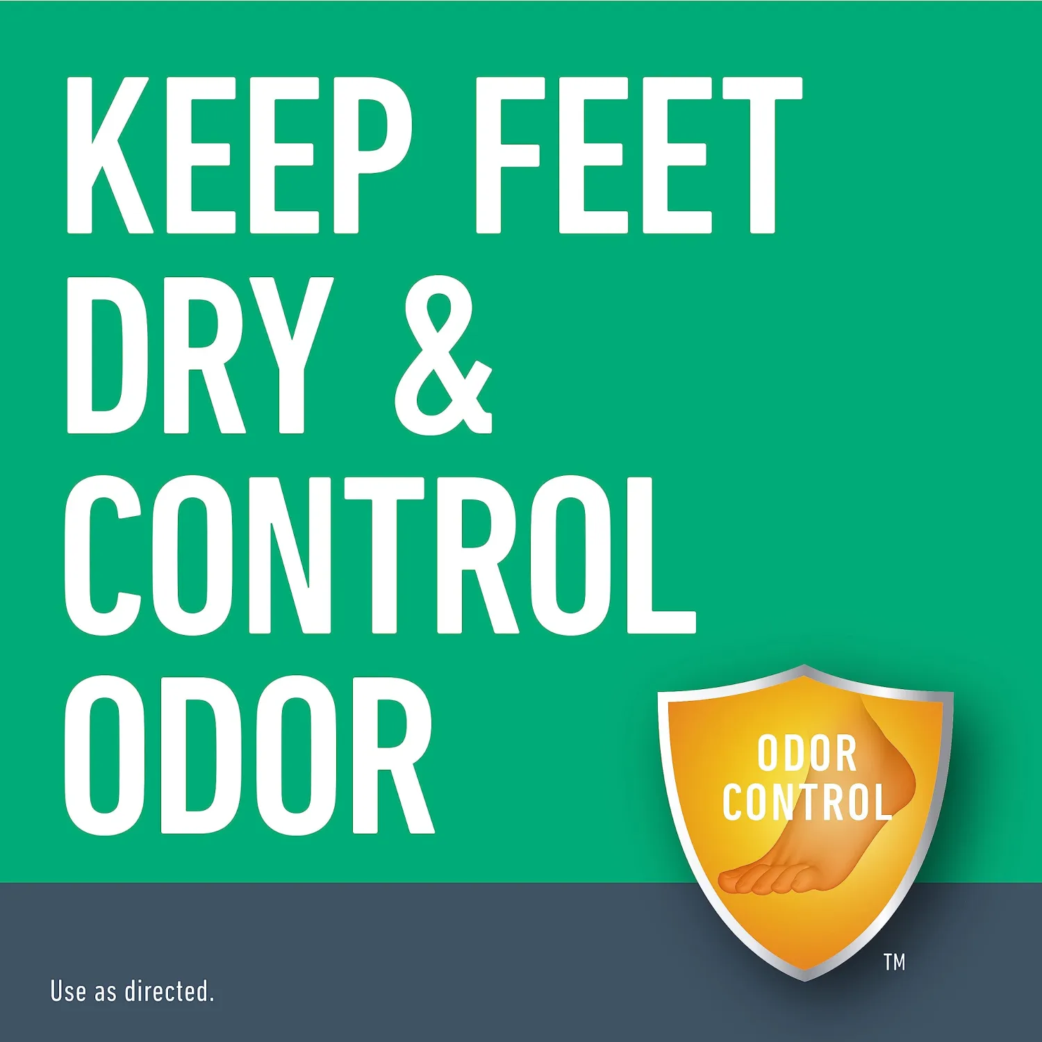 Lotrimin Daily Sweat & Odor Control Medicated Foot Powder - Antifungal Formula for Lasting Relief from Foot Odor, 6.25 Ounce (177 Grams)